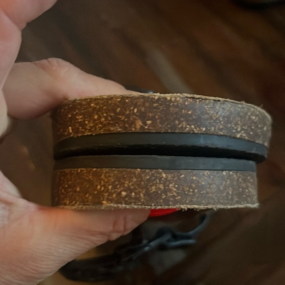 Tory Burch Miller Cloud  Sandal size 7.5 black patent - Picture 3 of 5